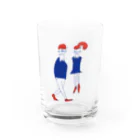 mutsumi_illustration SHOPのふたり Water Glass :front