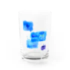 Hi*roomのウリクラゲとマンボウとチンアナゴの四角い海 Water Glass :front