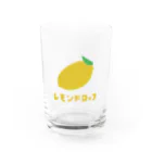 多分こけしのレモンドロップ Water Glass :front