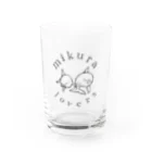 たじんのおみせのmikura lovers Water Glass :front