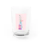 のののの店のぺんぺん草枠あり Water Glass :front