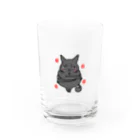 テンちゃん一家の黒猫レイリー2 Water Glass :front