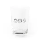 卜モヤの肉マンガール Water Glass :front