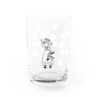 Tempa Stadiumの夏のお嬢さんグラス　ドットワンピース Water Glass :front