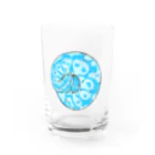 みzooのブルーなボールパイソン Water Glass :front