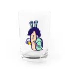 ＠おかみsan99のビールの妖精 Water Glass :front