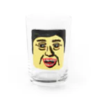 カツ丼屋さんの笑顔の人、Bくん Water Glass :front