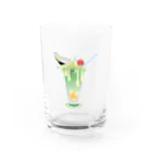 yuki_M2の鯨メロンソーダ Water Glass :front