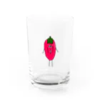 simashopのショックなトマトジュース Water Glass :front