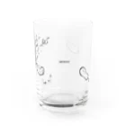 unyomushiの泳ぐウニョムシ Water Glass :front