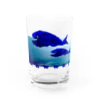 Thank you for your timeの鯨 mammal Water Glass :front