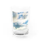 まつりの流れゆく雲 Water Glass :front