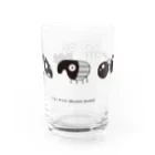 かきくけ企画のくろいやつら Water Glass :front