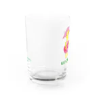 東高円寺U.F.O.CLUB webshopのU.F.O.CLUBオリジナルグラス【BASS GAL ver.】 Water Glass :front