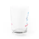 東高円寺U.F.O.CLUB webshopのU.F.O.CLUBオリジナルグラス【VOCAL DEPPA ver.】 Water Glass :front