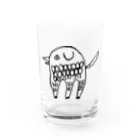 ハヤシアカネのアマビエ　いっぬ Water Glass :front