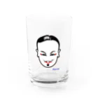 Swampie RecordsのPierre Ochiai　Face logo Water Glass :front