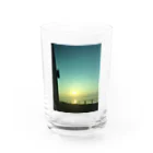 あにき！のいい感じの夕日 Water Glass :front