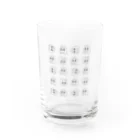 ろろろ工房のまおちゃんモノグラム Water Glass :front