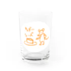 ☃も々のせ☃のチェダーチーズ🧀ねずみ Water Glass :front