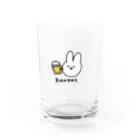 ふじやま商店のうさぎのカンパイ Water Glass :front