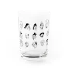 プリンセスダルマのTHE☆REKISHI Water Glass :front