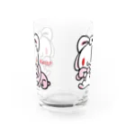 CHAX COLONY imaginariの【各20点限定】汎用うさぎ(B) Water Glass :front