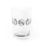 RIRI_designのMOON(月の満ち欠け) Water Glass :front