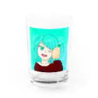 さけさくらのゆうかたんとごんべぇ Water Glass :front