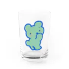 y.tanakaのブルーベア Water Glass :front