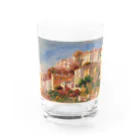 ART_collectionの「カーニュの郵便局の庭からの眺め」ルノワール Water Glass :front