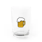 YAMのビール Water Glass :front