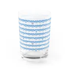 ソーメンズのねこボーダー Water Glass :front