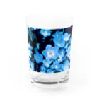 marihoのblue star Water Glass :front