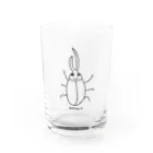 piroenpitsu shopのカタツムリ Water Glass :front