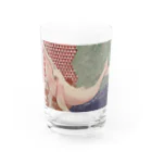 なっちゅ雑貨店の導き（赤くじら） Water Glass :front