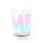 SANKAKU DESIGN STOREの赤青/青赤 モダンなネオンカラー ME。 Water Glass :front