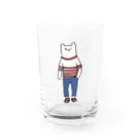 Art Style NEKO28のシャレくまD Water Glass :front