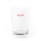 サチハコのSUGAR（sato）RED ver. Water Glass :front