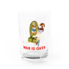 Rock catの WAR IS OVER Water Glass :front