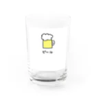 牡蠣が好きのビールが飲みたい Water Glass :front