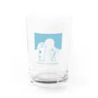 Biwashibaの夏を満喫チンアナゴ Water Glass :front