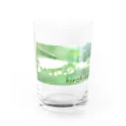 やまとねこのみどり（きらきら） Water Glass :front