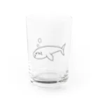 アトリエヱキパのセミクジラ Water Glass :front