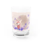 KANAME_86の人面猫はすみれの夢を見る Water Glass :front