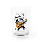 万枚ちゃんのアコギくん Water Glass :front