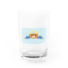 もーたんの売店のスイミングチャコちゃんグラス Water Glass :front