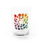 ユキノのショップのカラフル Water Glass :front