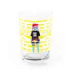 696graphic_suzuriのみなごろしちゃん_001 Water Glass :front