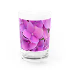 nyonyum☻の紫陽花。 グラス前面